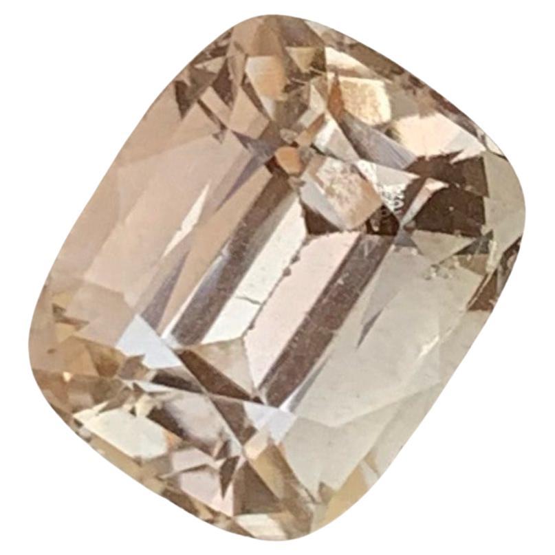 Iridescent Imperial Topaz 4.15 carats Cushion Cut Natural Pakistani Gemstone For Sale