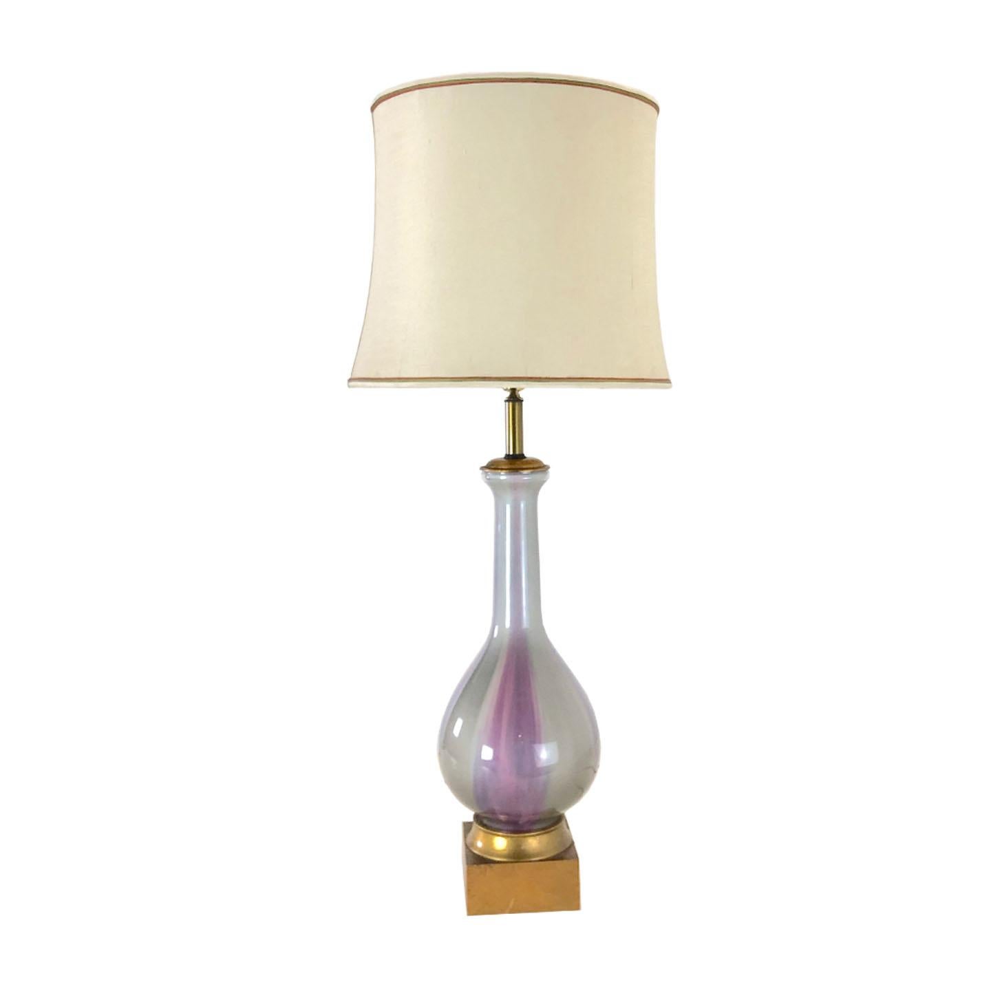 Iridescent Lamp by Frederick Cooper For Sale