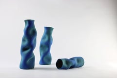 Iridescent Lapis Aurora Vase, Available in 3 Sizes