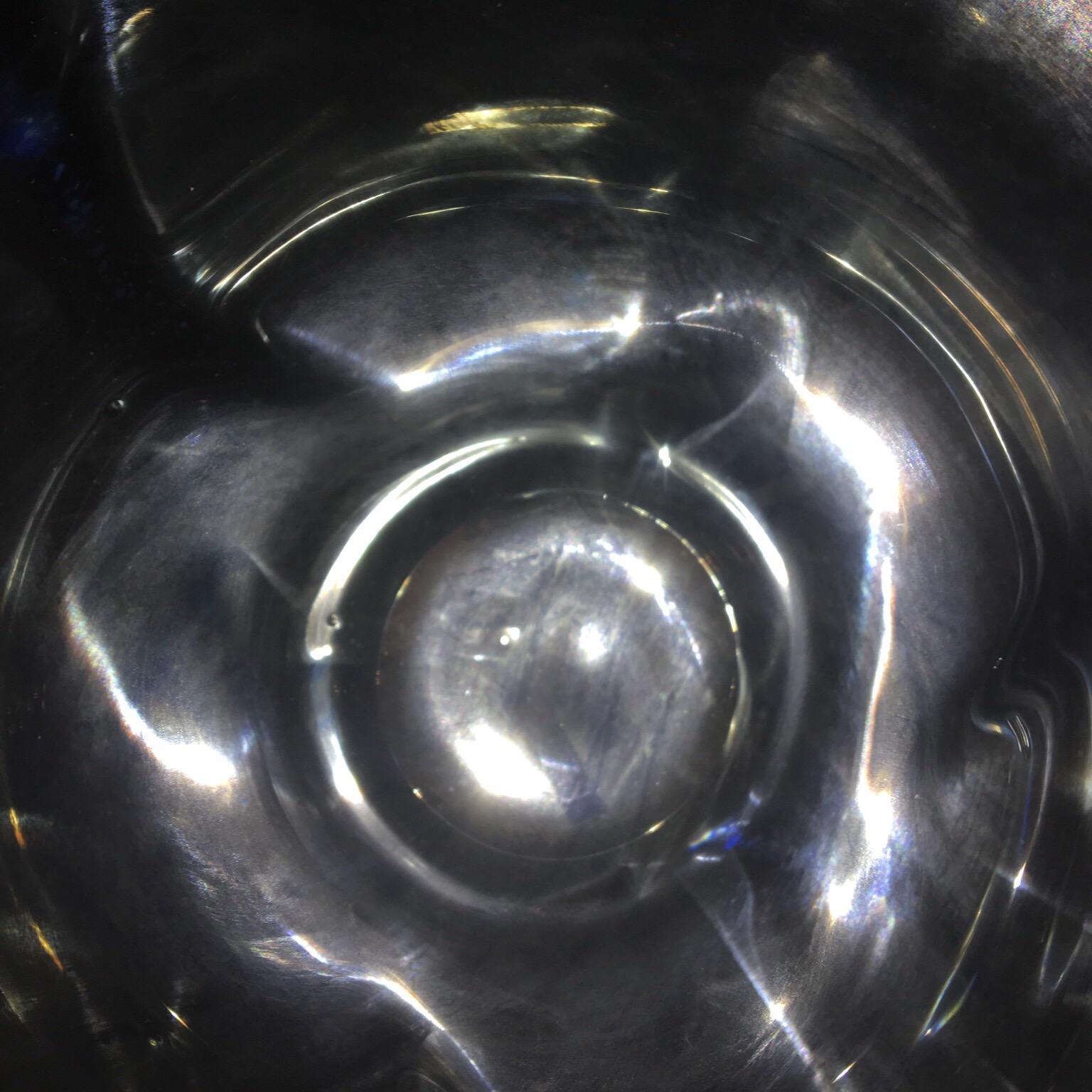 Iridescent Mirrored Murano Glass Italian Vase Signed by Costantini Murano, 1950s 5
