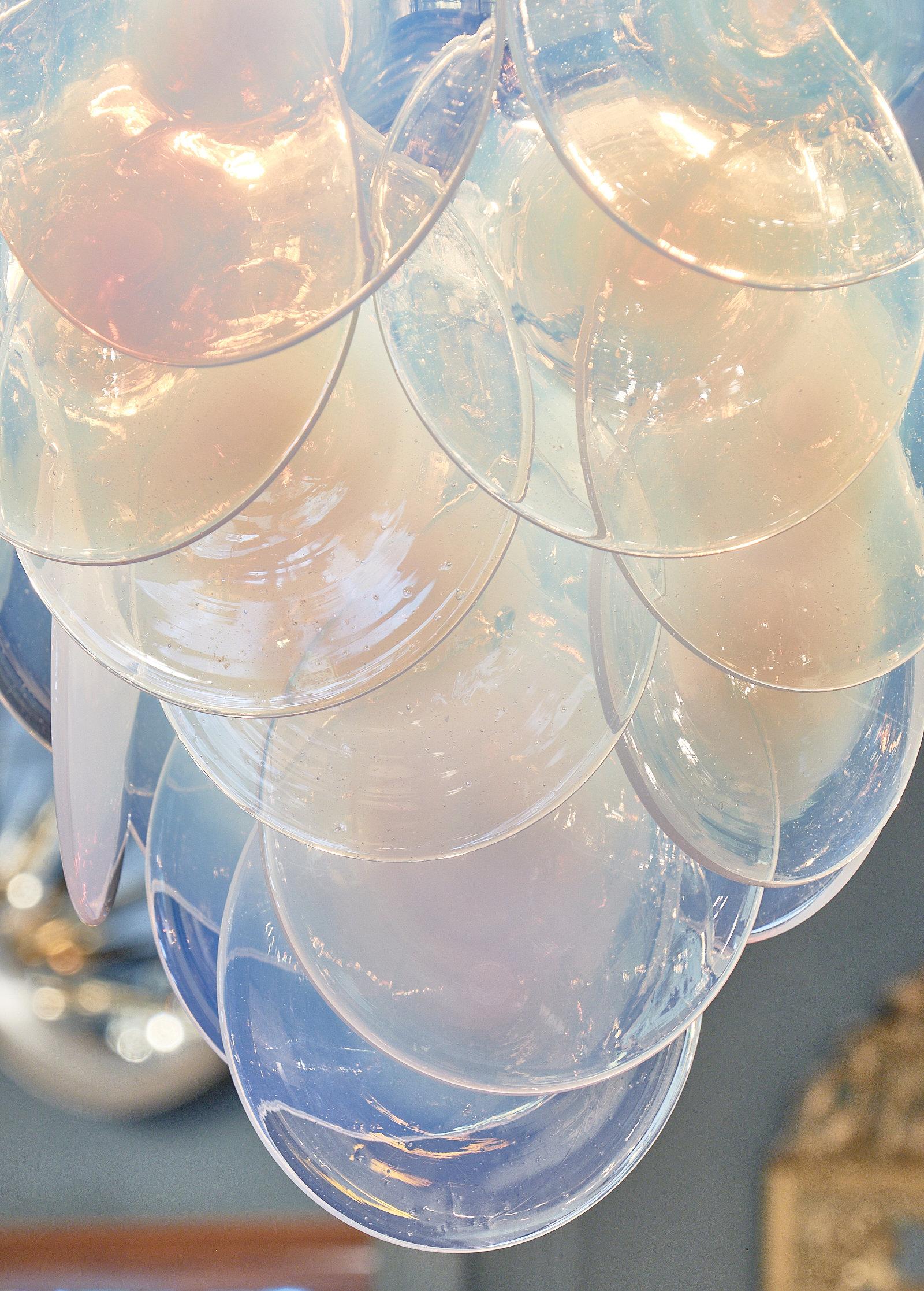 Iridescent Murano Glass Pendant Chandelier 3