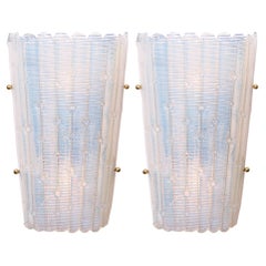 Iridescent Murano Glass Sconces