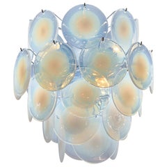 Iridescent Murano Pendant Chandelier