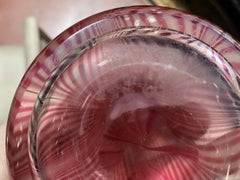 Iridescent Pulled Feather Jack in the Pulpit Vase / Signed Stuart Abelman 1999