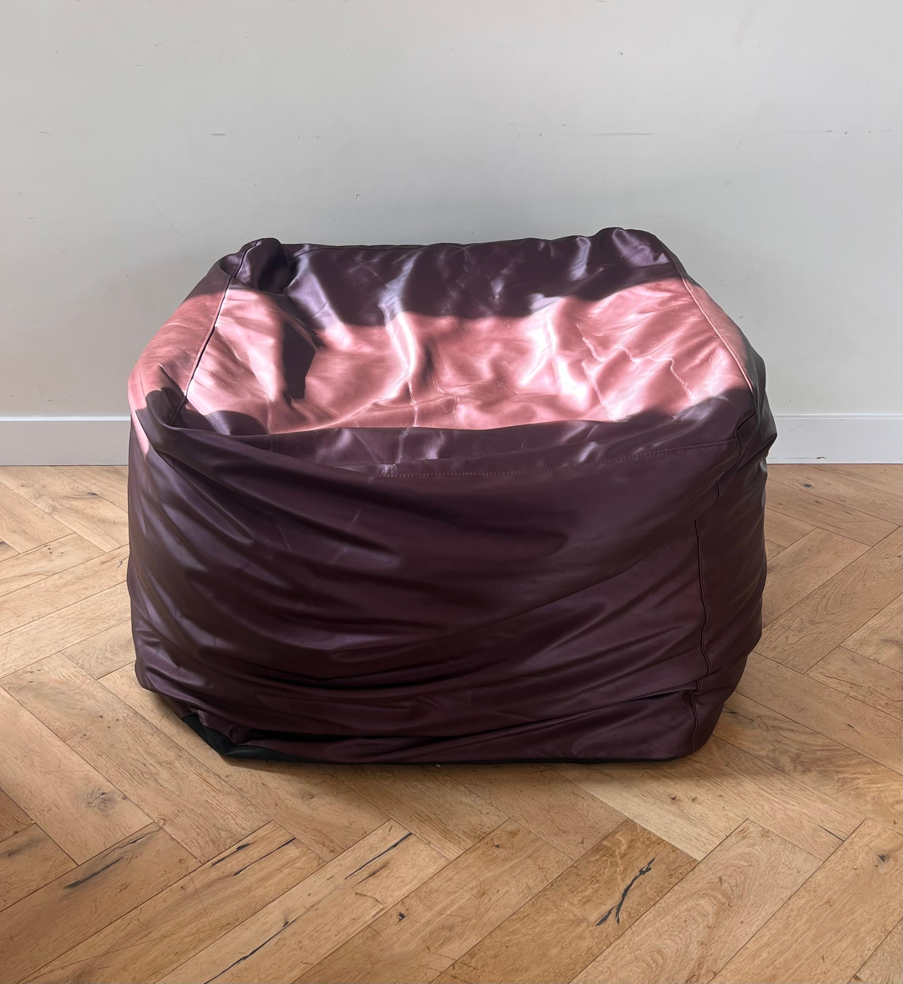 Post-Modern Iridescent purple bean bag by Ligne Roset, early 21st century 