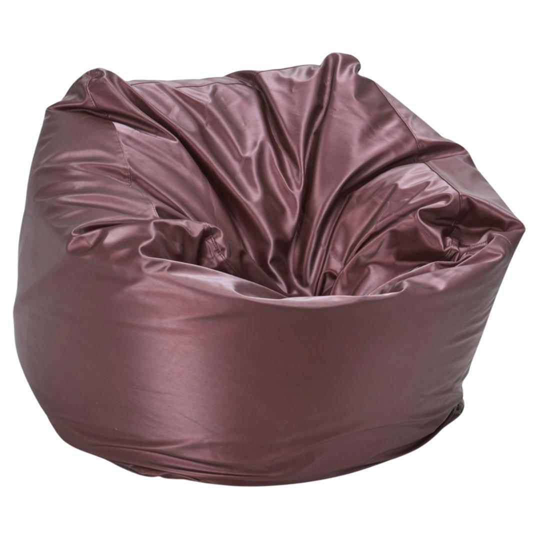 Iridescent purple bean bag by Ligne Roset, early 21st century 