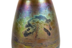 Vase iridescent, Clément Massier, vers 1890