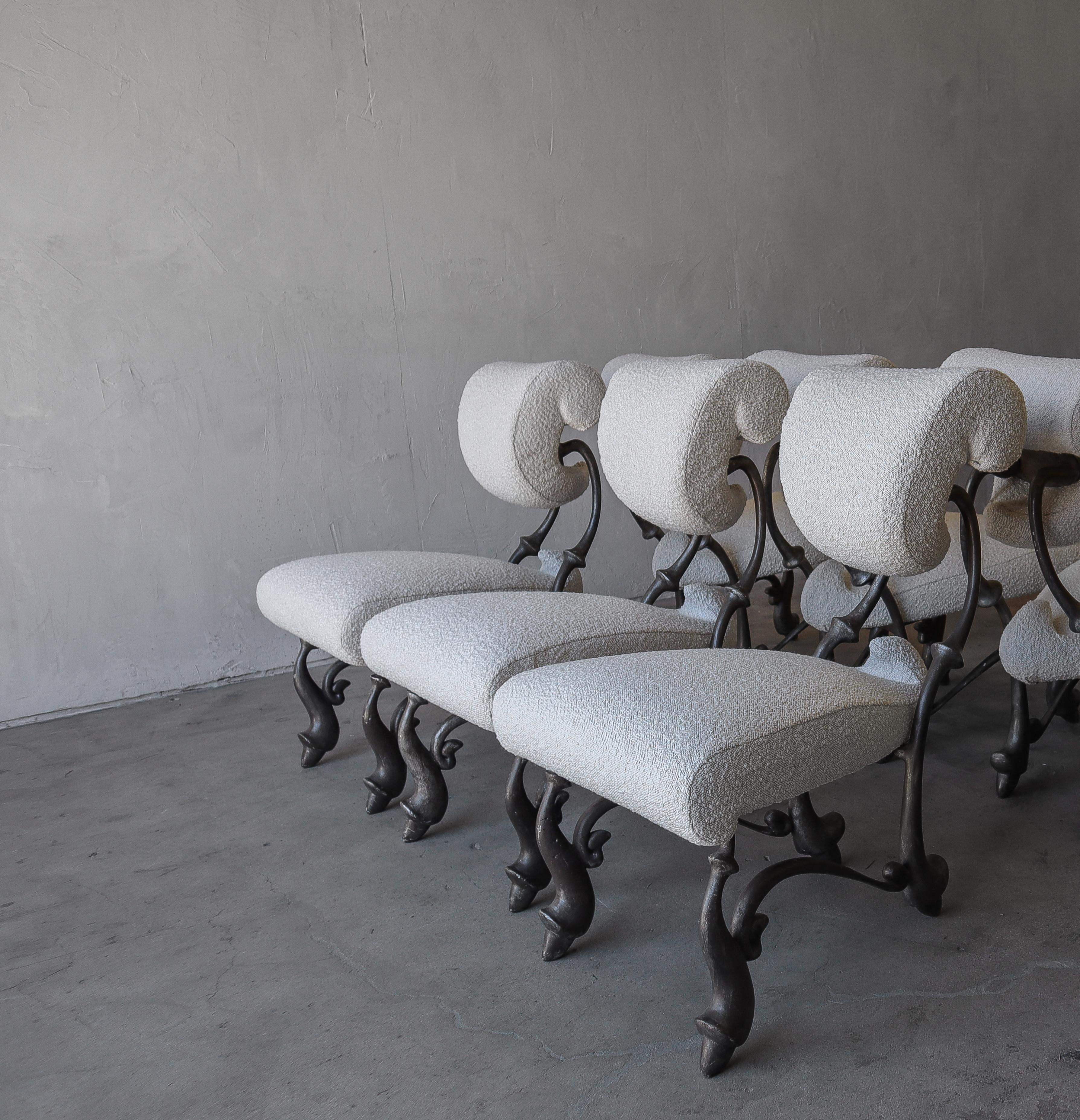 20th Century Iridium Ballet Chairs by Jordan Mozer, Set of 6