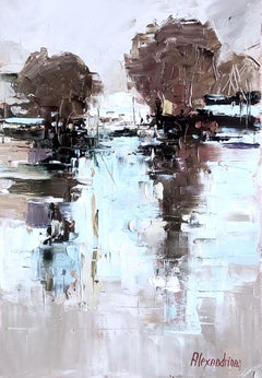 AFTER RAIN, Painting, Oil on Canvas