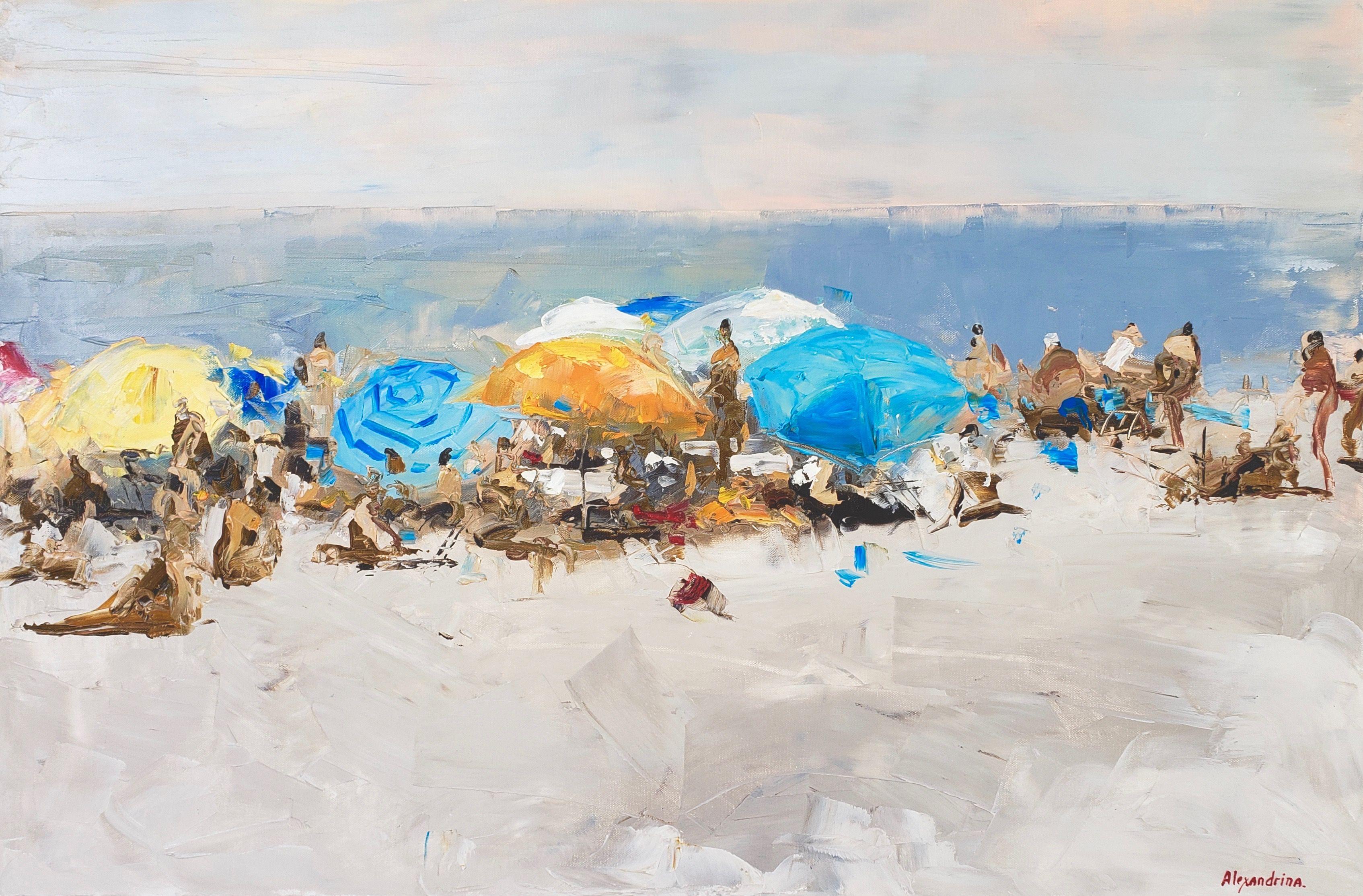 Alexandrina's painting is guided by her all-consuming passion to share with the viewer the beauty and perfection of the universe, which we sometimes pass by in a hurry. His work contains elements that pay homage to the technique and skillful touches