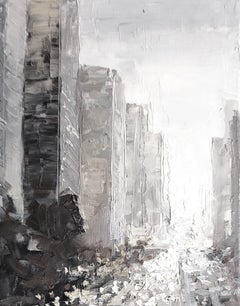 BUSY AVENUE, Painting, Oil on Canvas