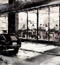 CAFE, Painting, Oil on Canvas