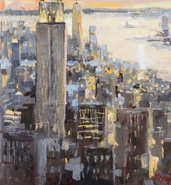 EMPIRE BUILDING, Painting, Oil on Canvas