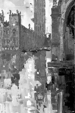 LONDON. BIG BEN., Painting, Oil on Canvas