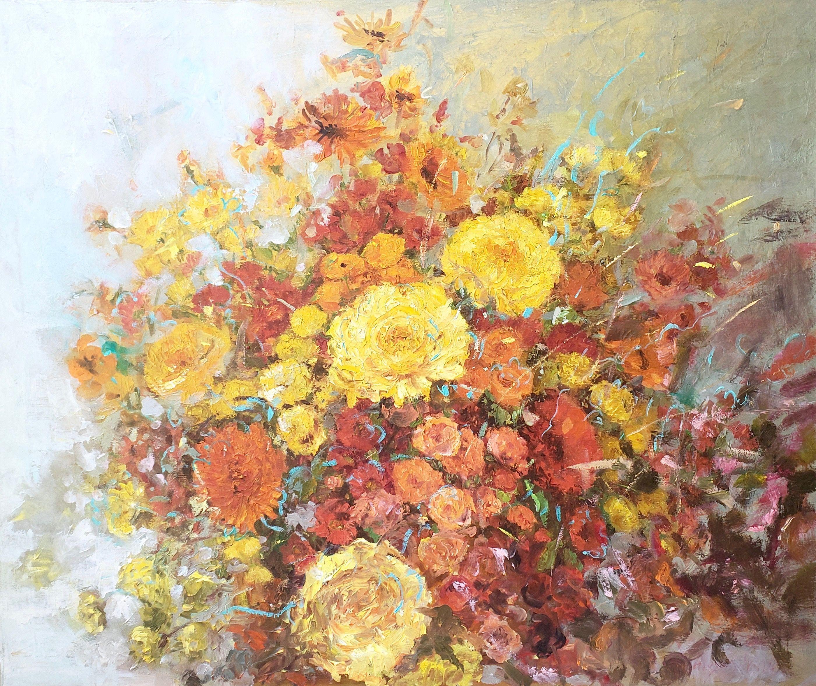 Marigold, peinture sur toile