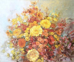 Marigold, Painting, Oil on Canvas