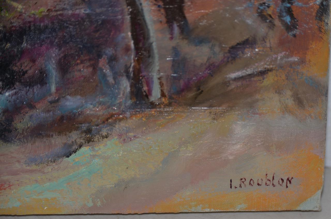 Irina Roudakoff Belotelkin (russe/américaine, 1913-2009) Paysage de campagne c.1 en vente 1