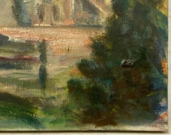 Irina Roudakoff Belotelkin "Vista da Pacific Heights" Pittura originale del 1960