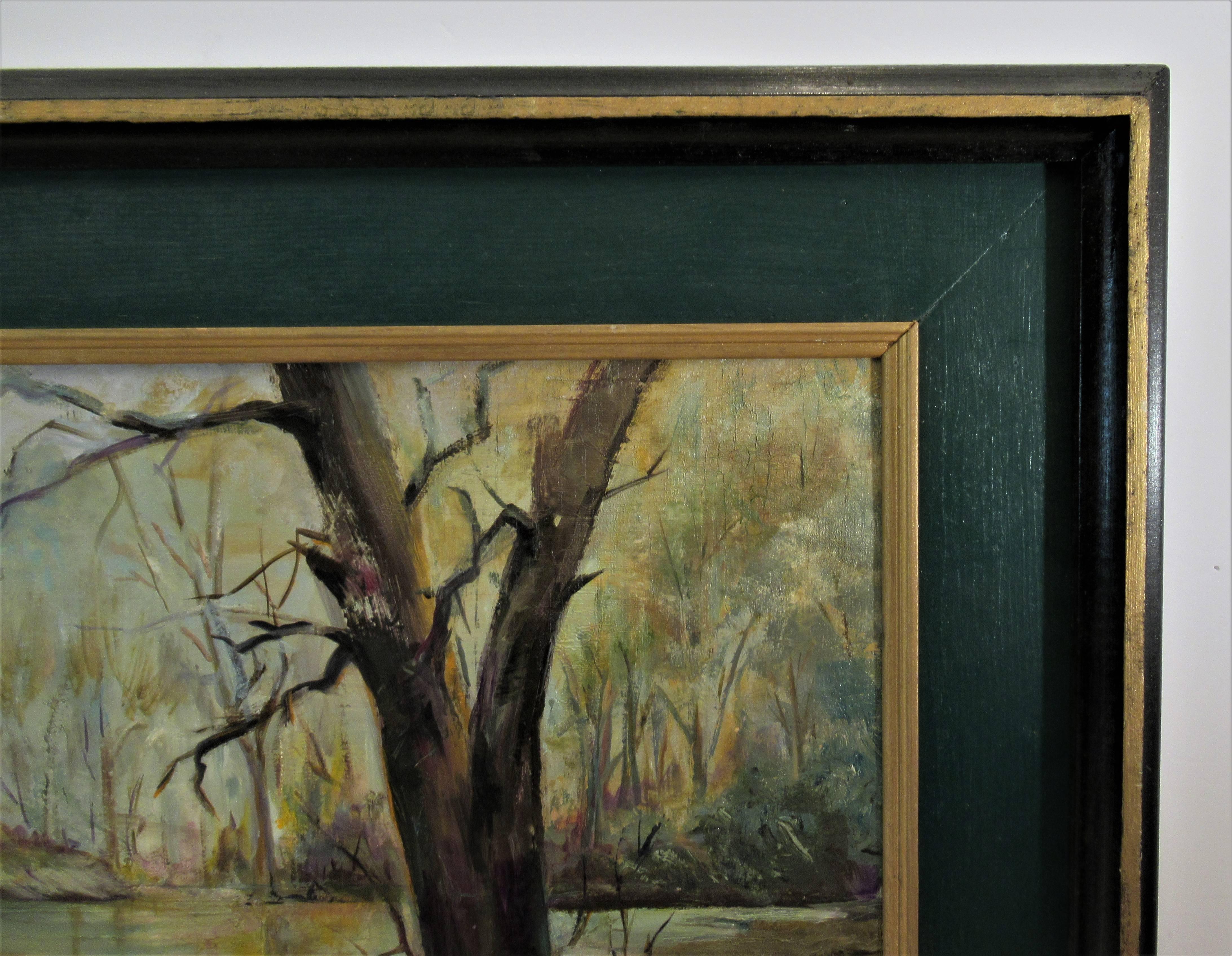 Paesaggio con alberi e casa in vendita 1