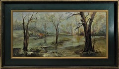Landscape with Trees and House