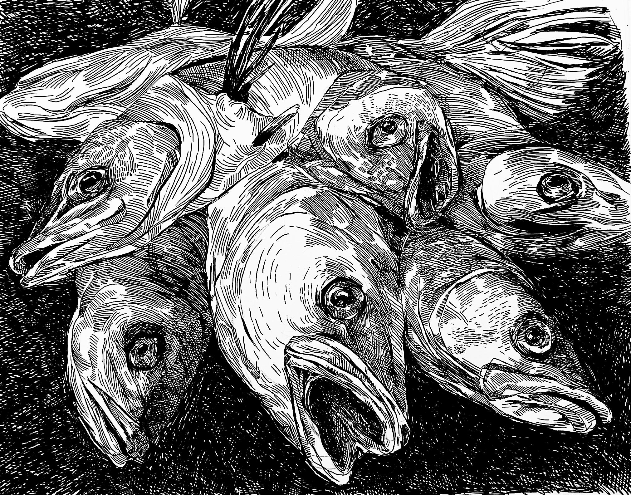 Cena familiar - Art Realista de Irina Burda 