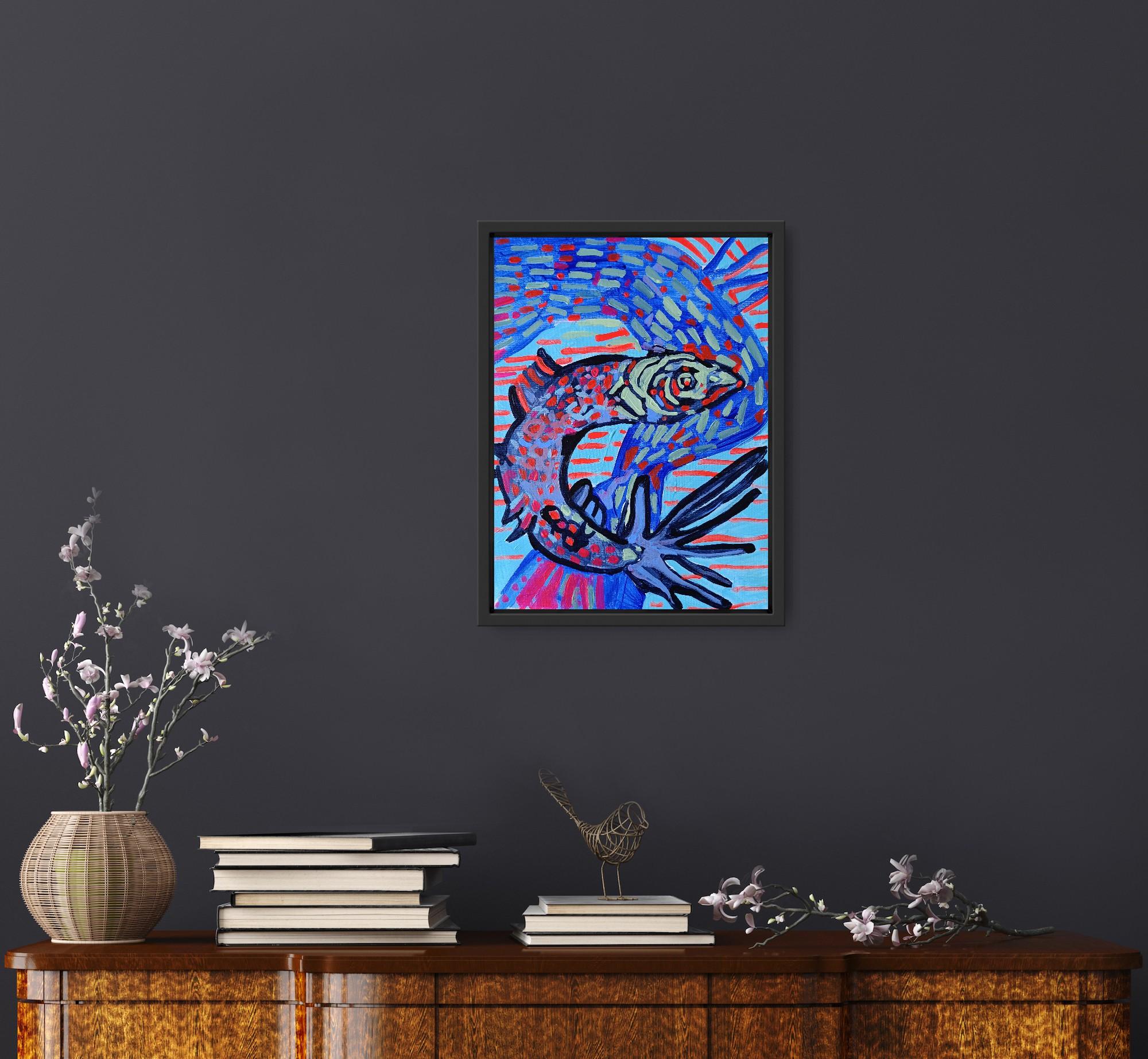 Verstecken und suchen – Painting von Irina Burda 