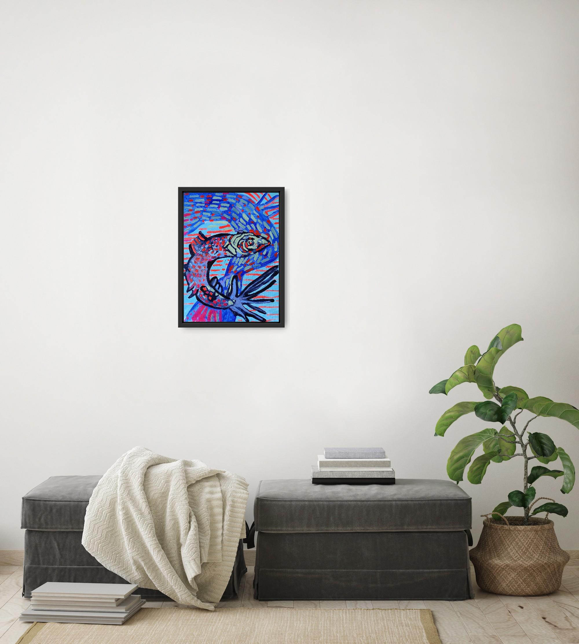 Verstecken und suchen (Abstrakt), Painting, von Irina Burda 