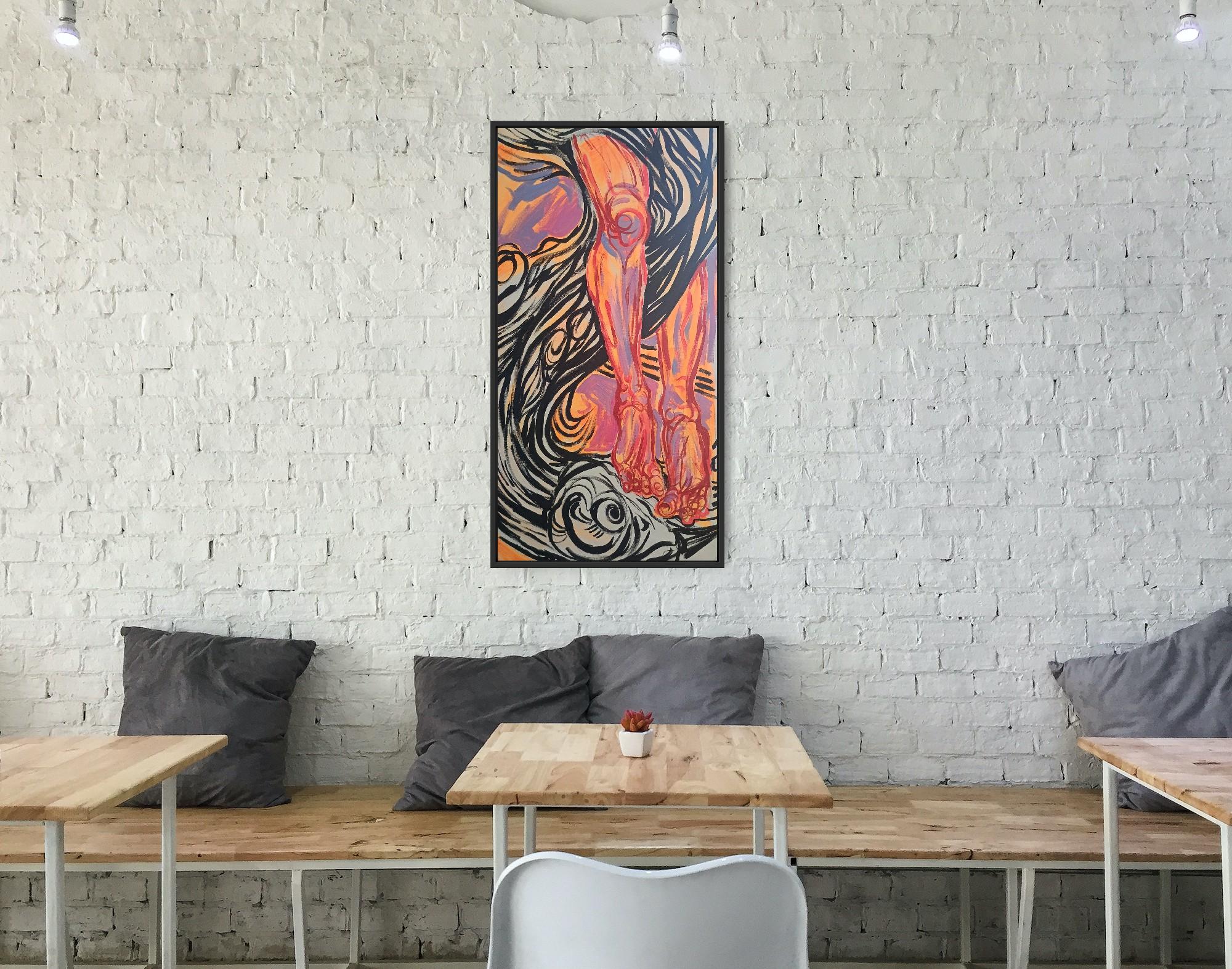 Im Takt der Zeit (Abstrakt), Painting, von Irina Burda 