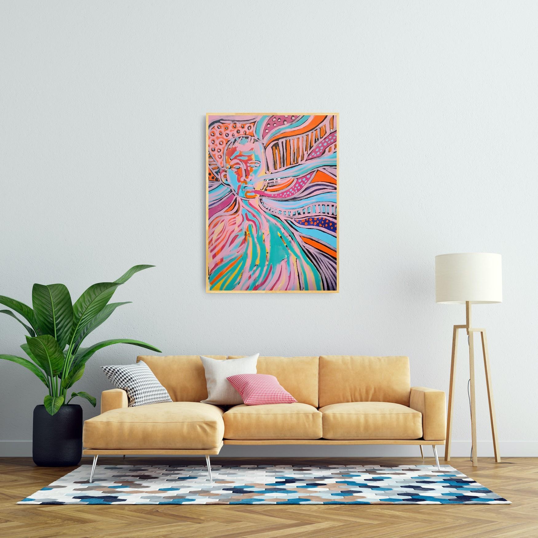 “information noise”. - Painting by Irina Burda 