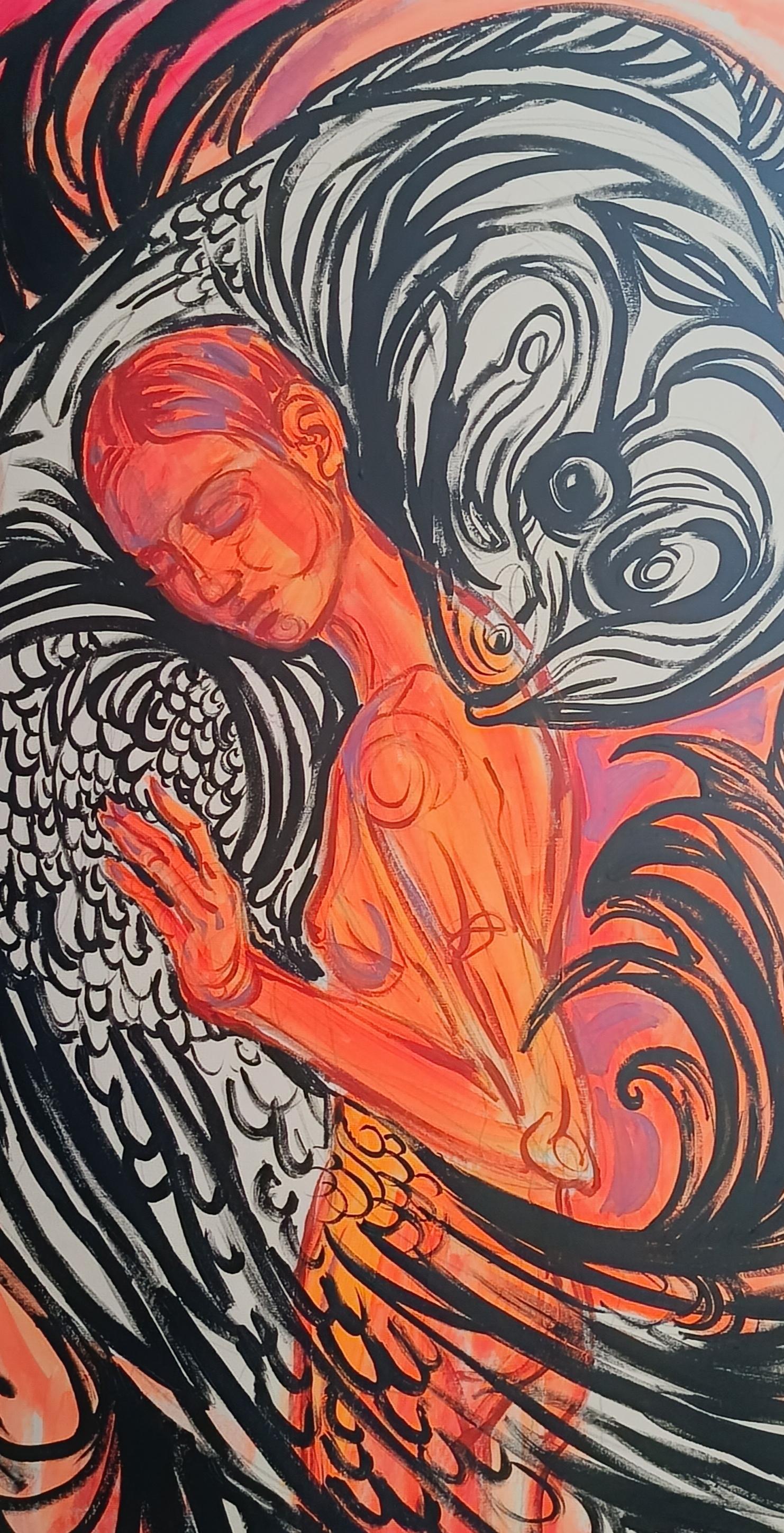 Meine sanfte Zeit (Abstrakt), Painting, von Irina Burda 