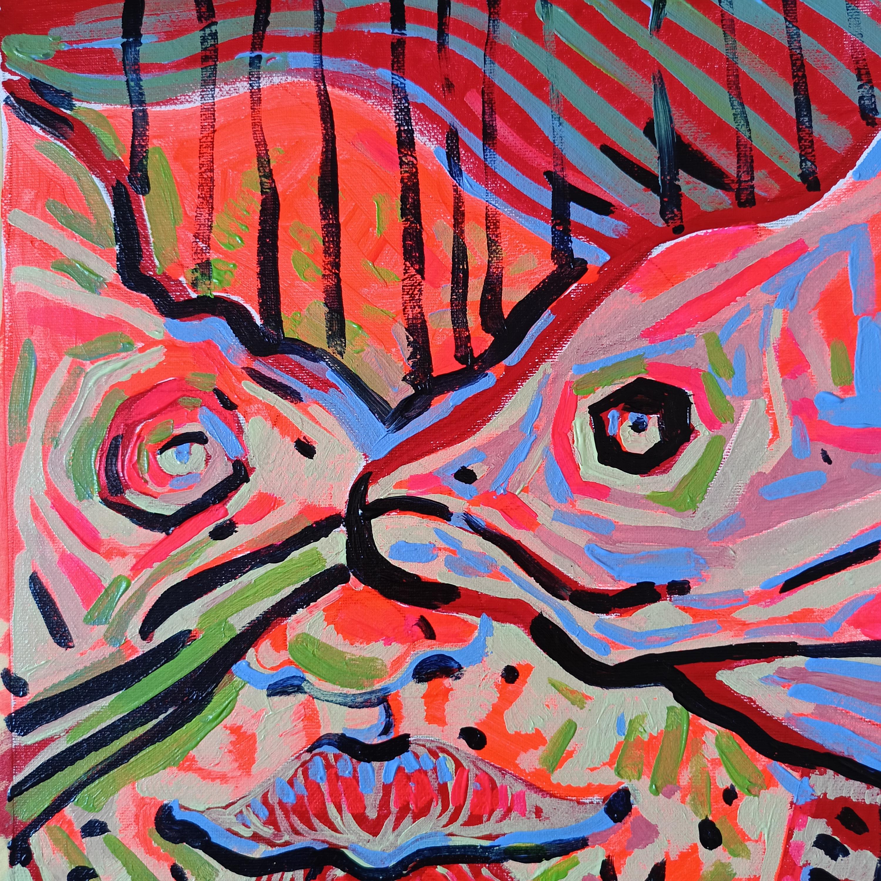Guck-guck – Painting von Irina Burda 