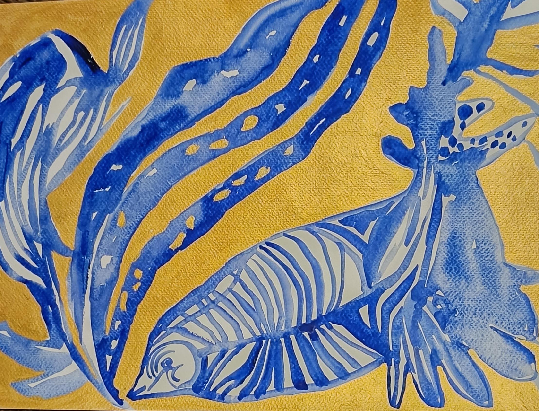 Irina Burda  Abstract Painting - Silence