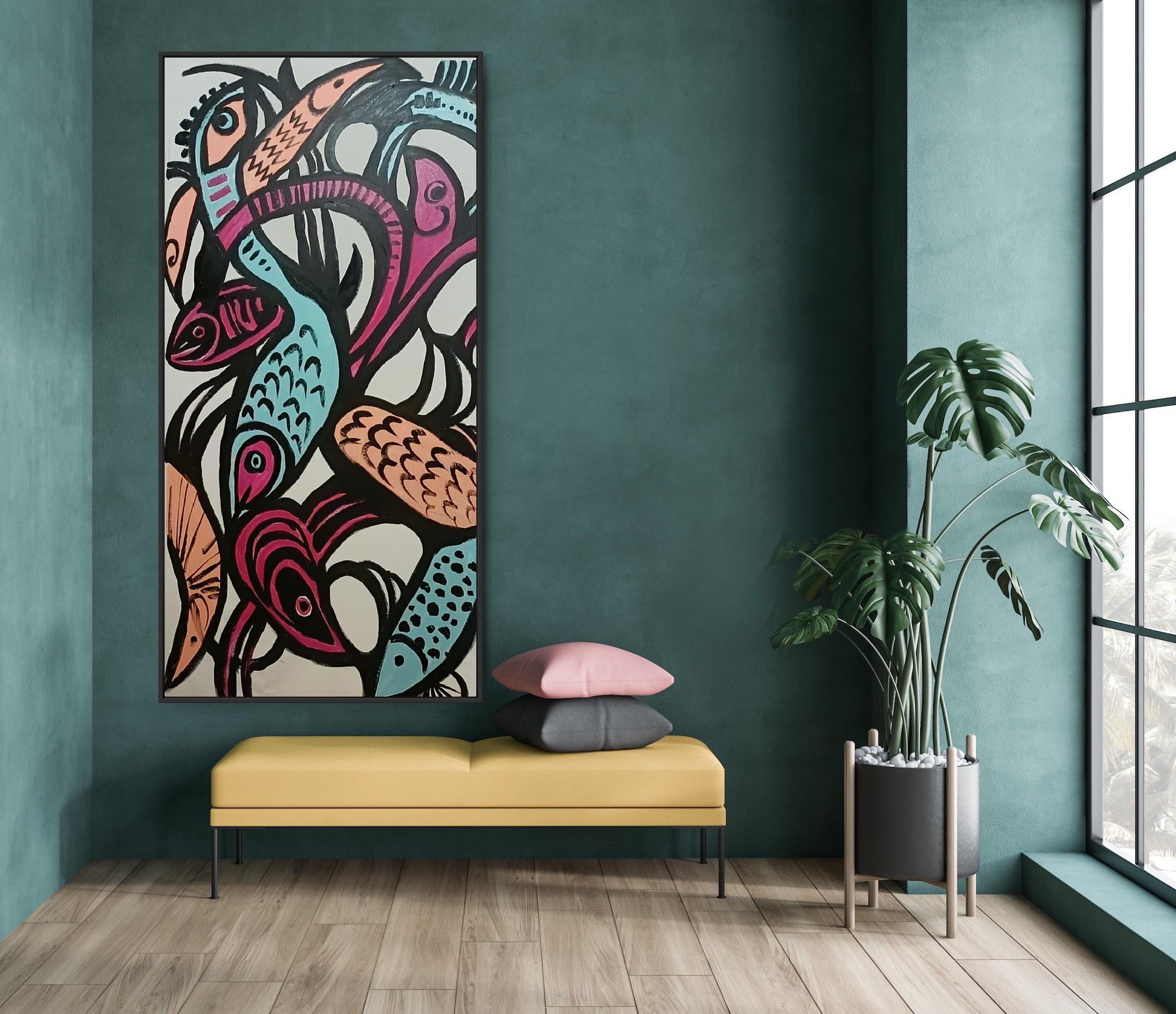 Les gemmes de la dualité - Painting de Irina Burda 