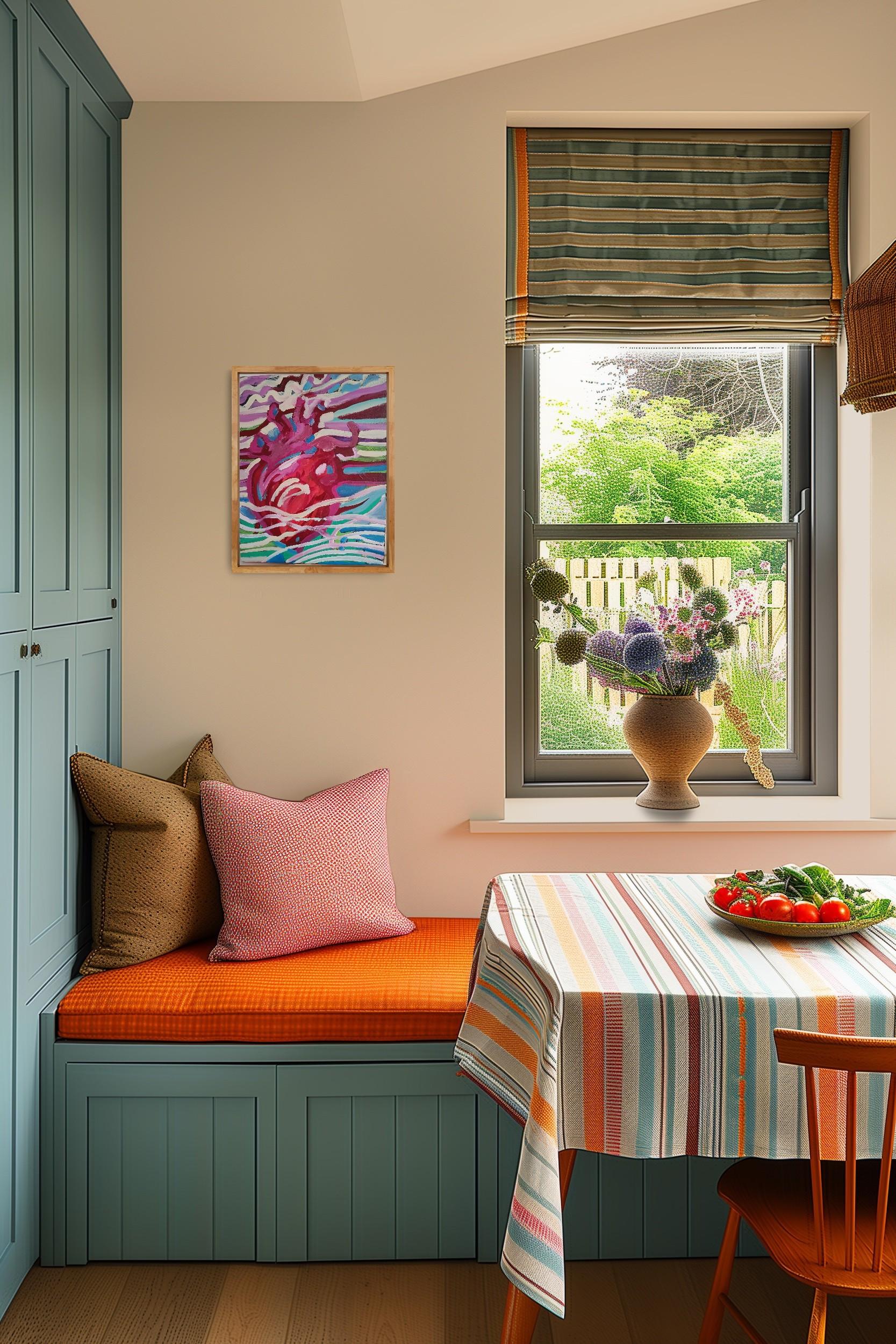 Das Herz des Lebens – Painting von Irina Burda 