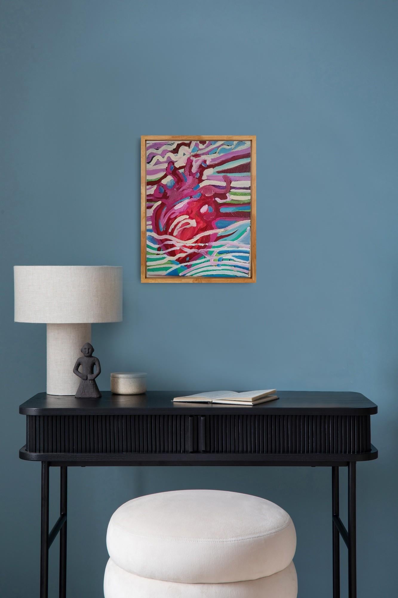 Das Herz des Lebens (Abstrakt), Painting, von Irina Burda 