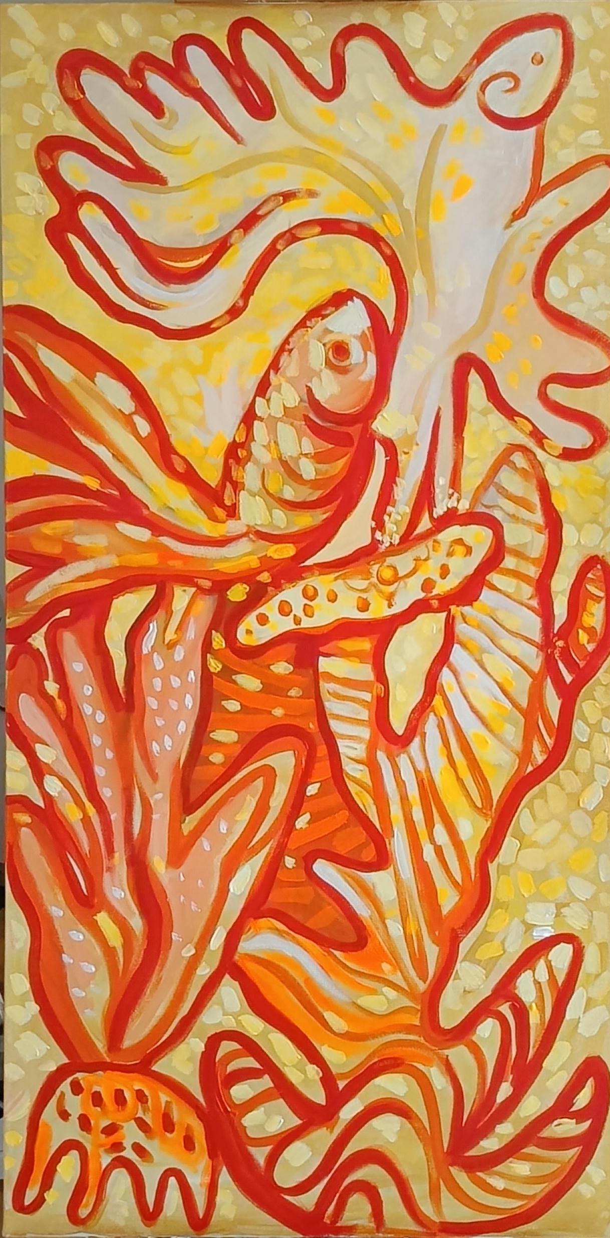 Animal Painting di Irina Burda  - "Quando sei al mio fianco...".