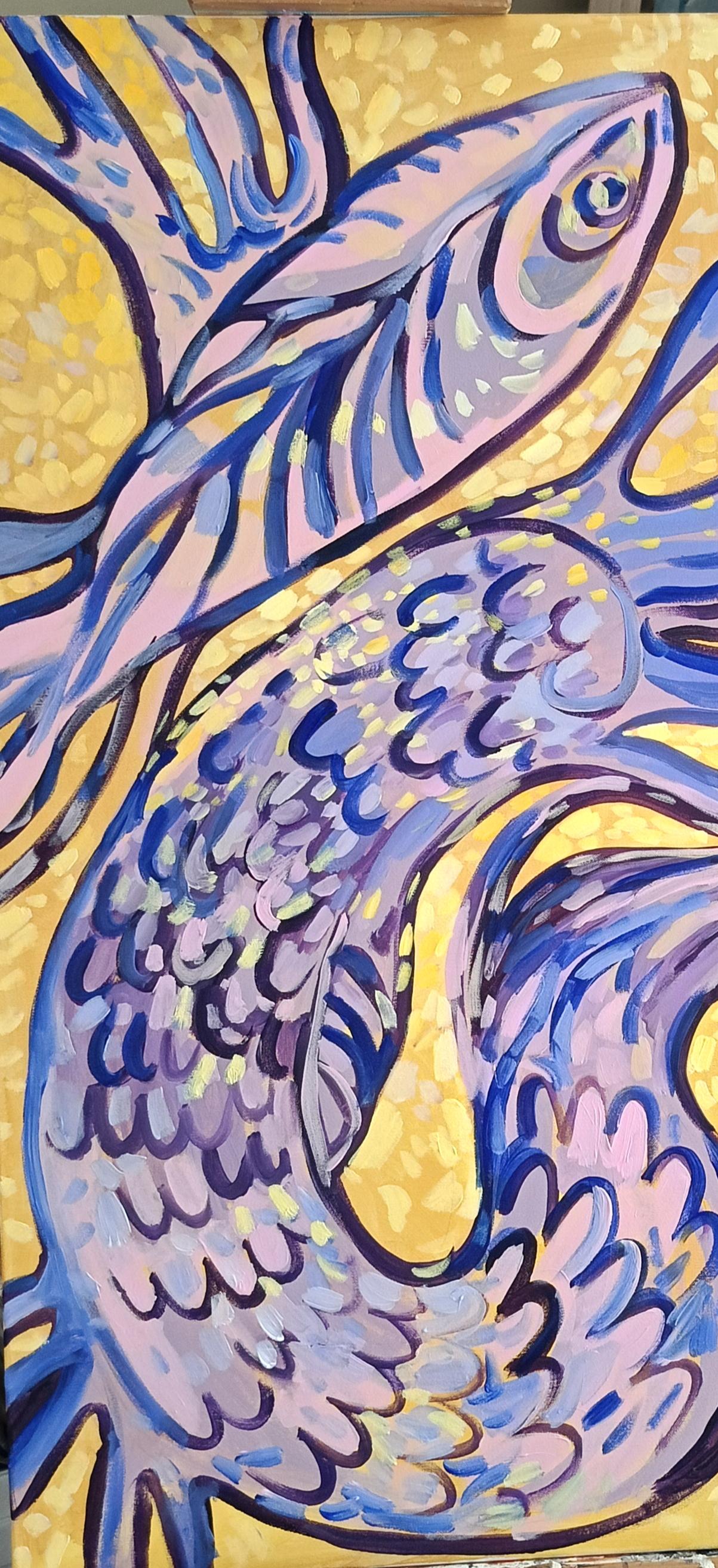 Irina Burda  Abstract Painting - "With you, I feel..."