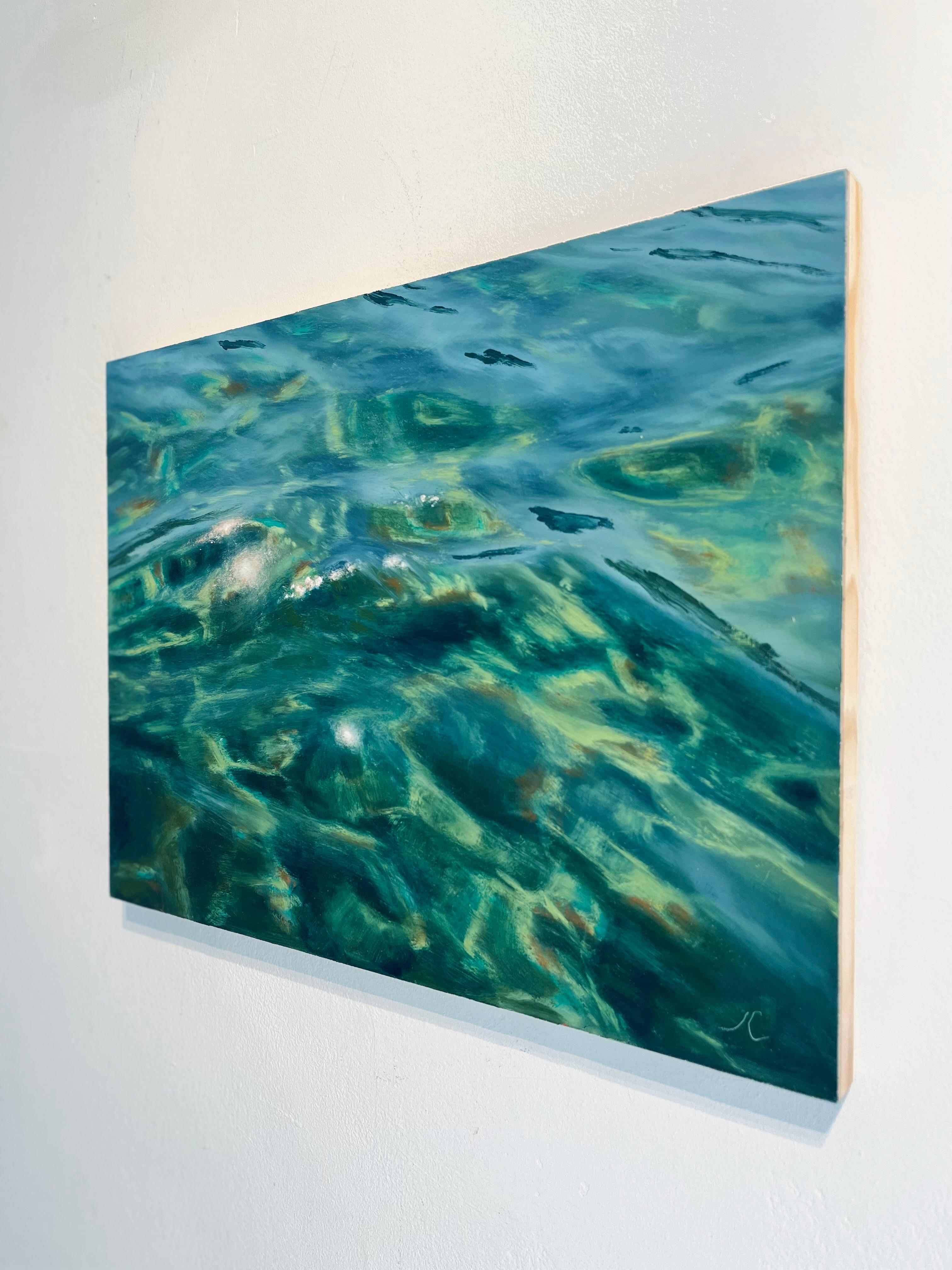 Irina Cumberland Clear Lake IIIoriginal realism water oil painting