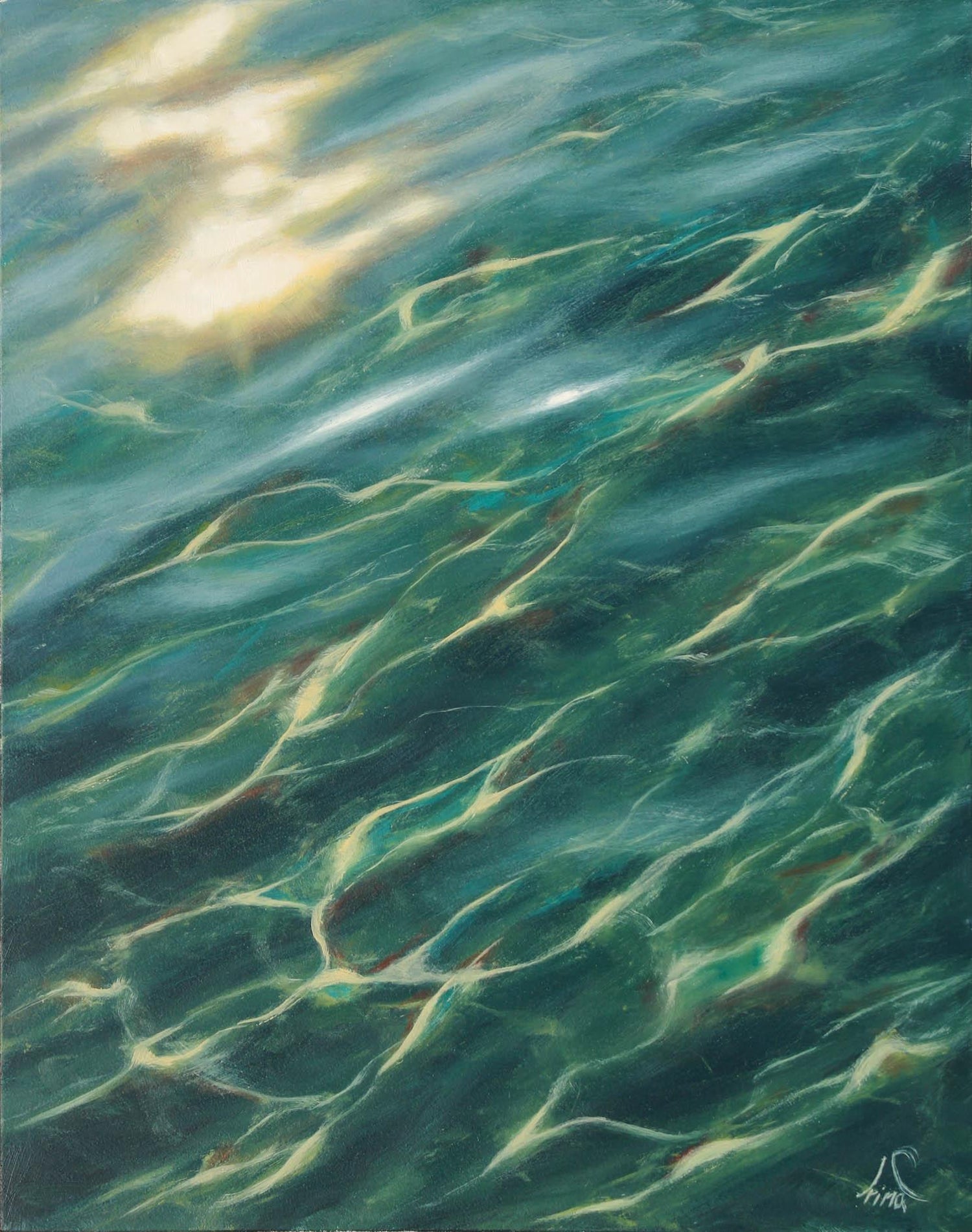 Irina Cumberland Clear Water Ii Original Seascape Painting