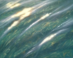 Clear Water Study IV - Original water painting contemporary realism Art 21st 
