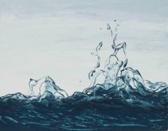 Dancing Water I original seascape painting