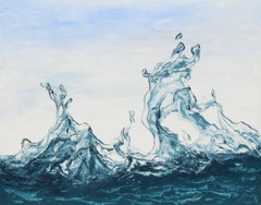 Dancing Water II original seascape painting