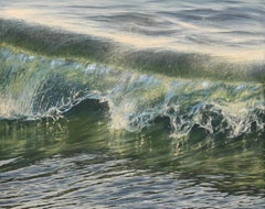 Golden Hour original realismo pintura oceánica Arte contemporáneo Siglo XXI