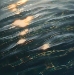 Light Rainbows I - realism seascape oil painting- Contemporary Art