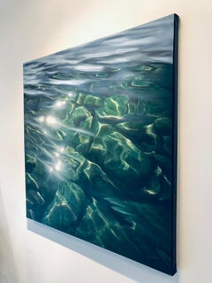 Little Rainbows 5 - water seascape realism ocean oil painting modern ocean study