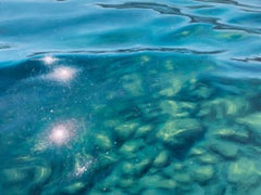 Meditation on Water II - ocean pattern original painting study seascape reaslism