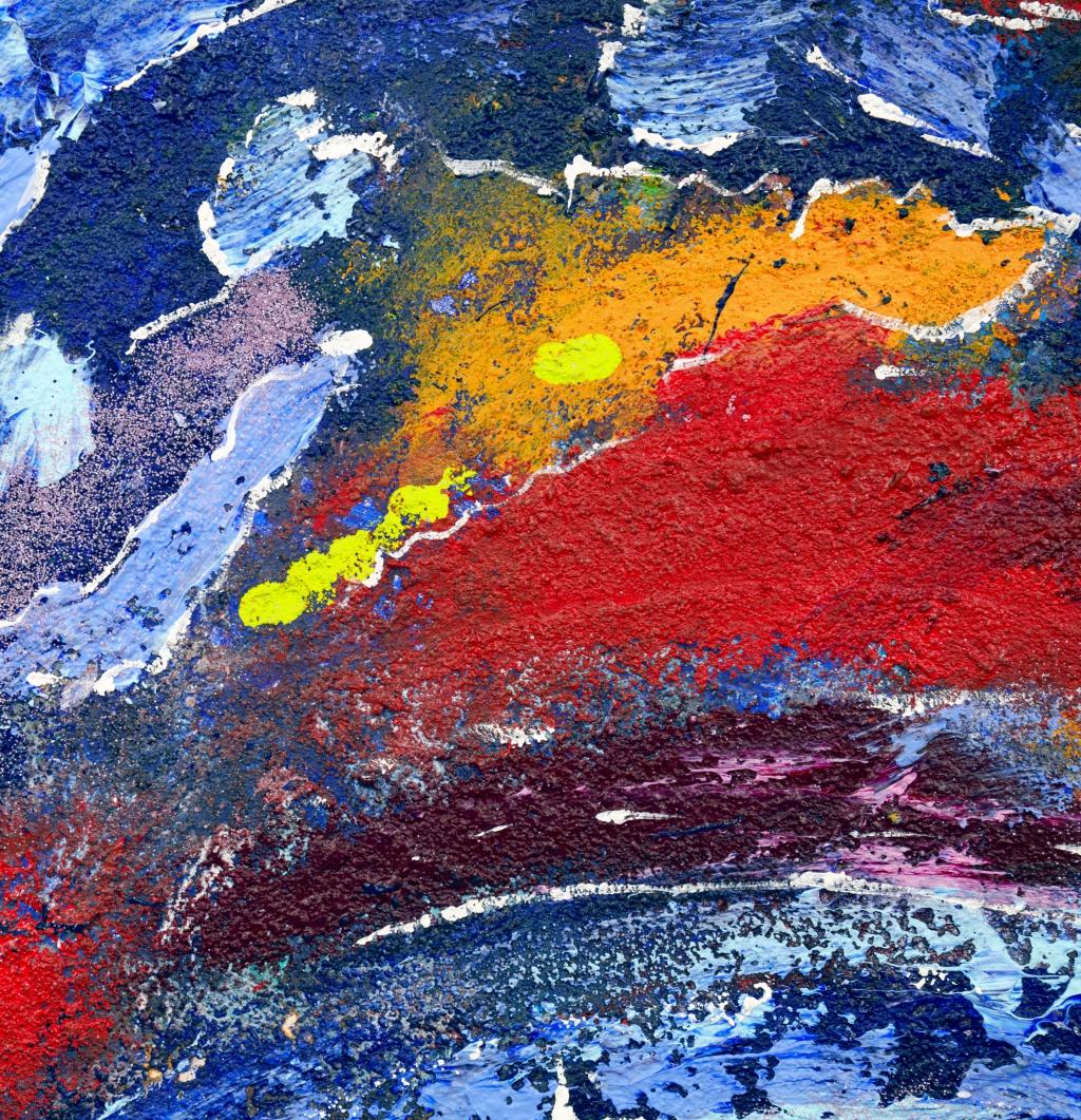 Cosmos (Braun), Abstract Painting, von Irina Danilova