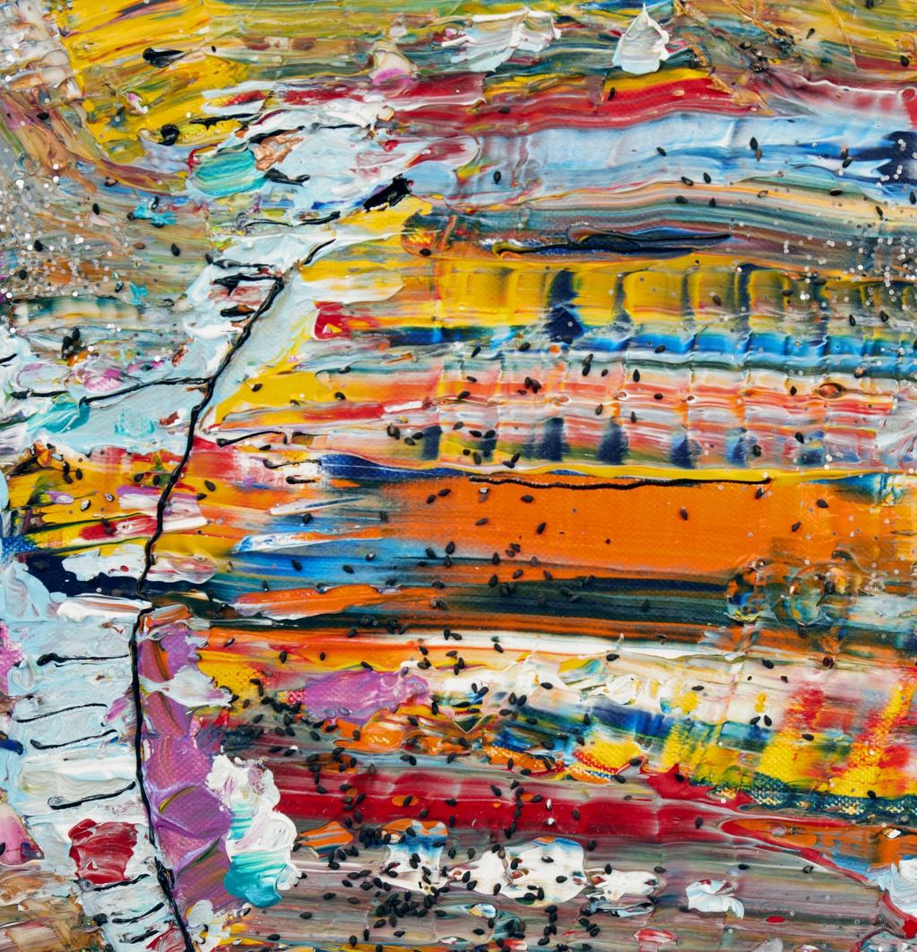 Gratitude (Braun), Abstract Painting, von Irina Danilova