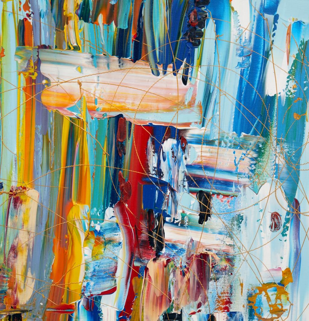 Hope (Abstrakt), Painting, von Irina Danilova