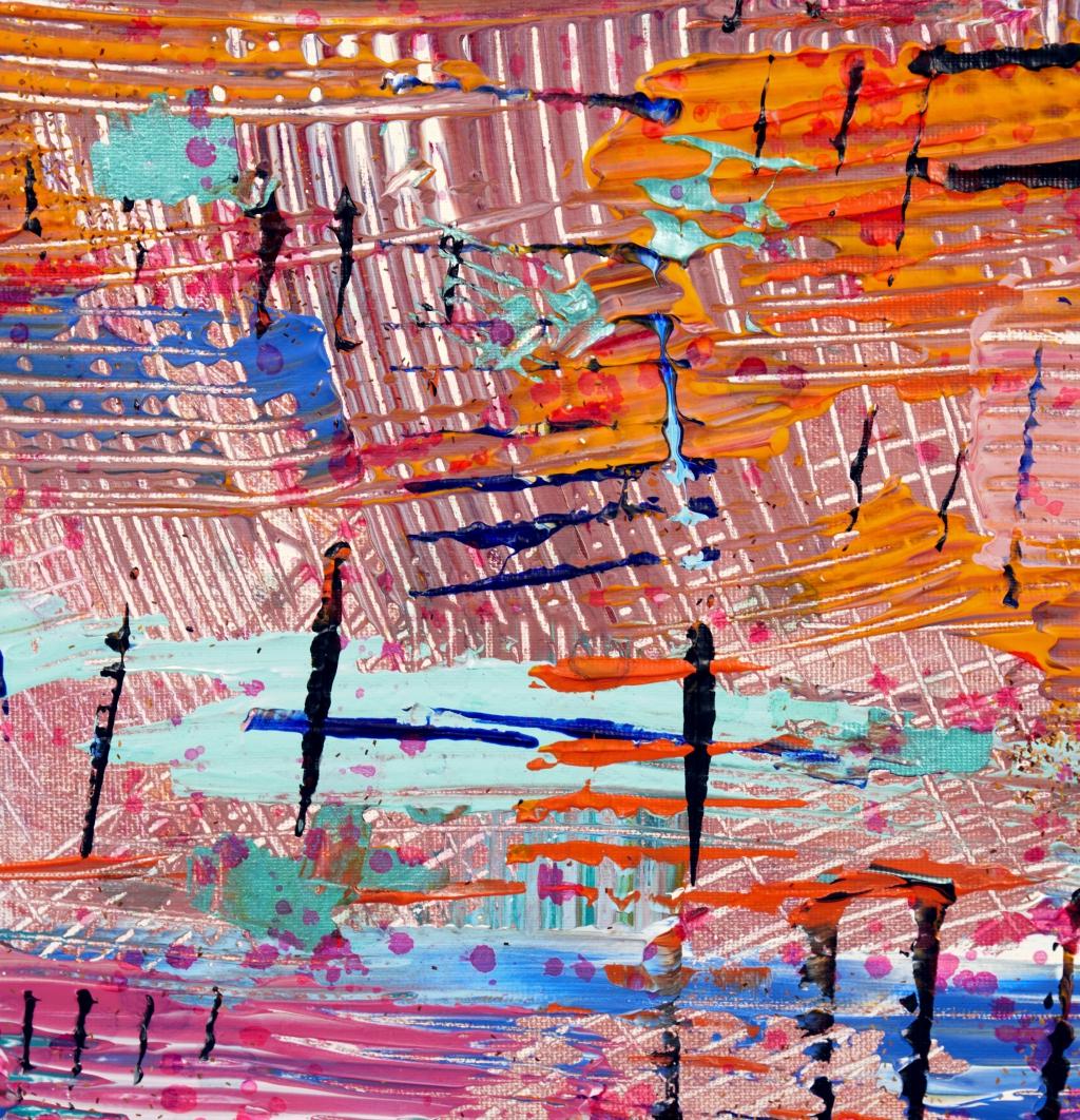 I Think About the World - Brown Abstract Painting by Irina Danilova